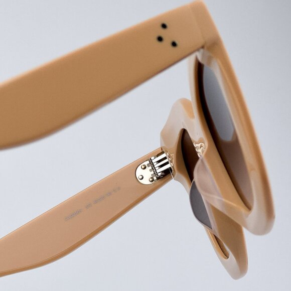 Celine CL4005FN 57Z BRAND NEW Sunglasses Beige Gradient Violet Geometric Women - Picture 9 of 10